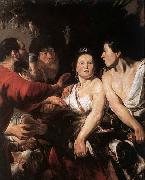 JORDAENS, Jacob Meleager and Atalanta oil